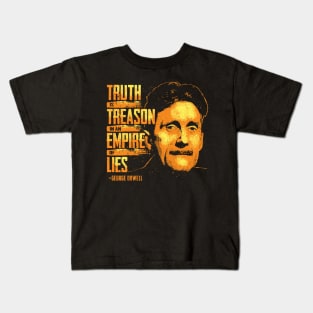 George Orwell Truth is Treason Kids T-Shirt